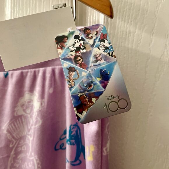 Disney D100 Women’s Fleece Pajama Pants XL Lavender Mickey Music Plush Cozy - Picture 10 of 10